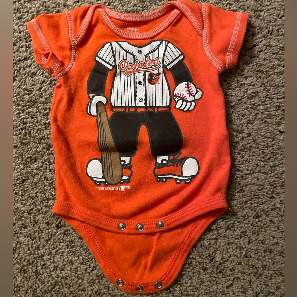 Baltimore orioles unisex onsie 0/3 months